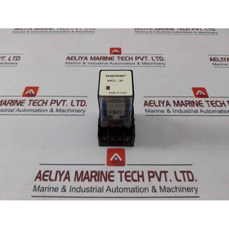 Salzer Mkg 3P 24 Plug-in Relay With Base Pf113A-e 24Vdc