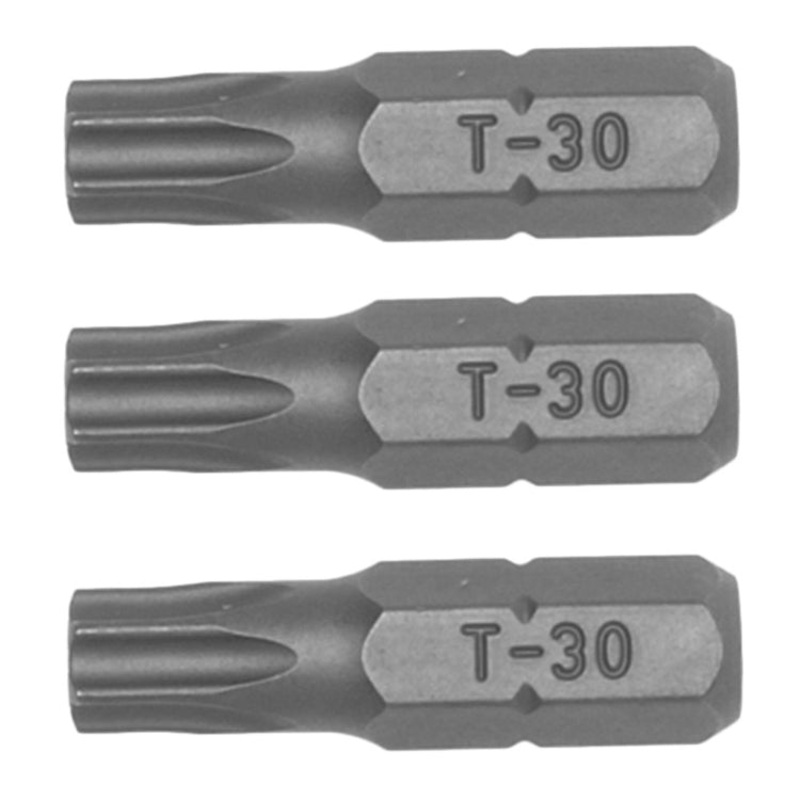 Teng Bit TPX30 25mm Long 1/4″ Hex Drive 3pcs