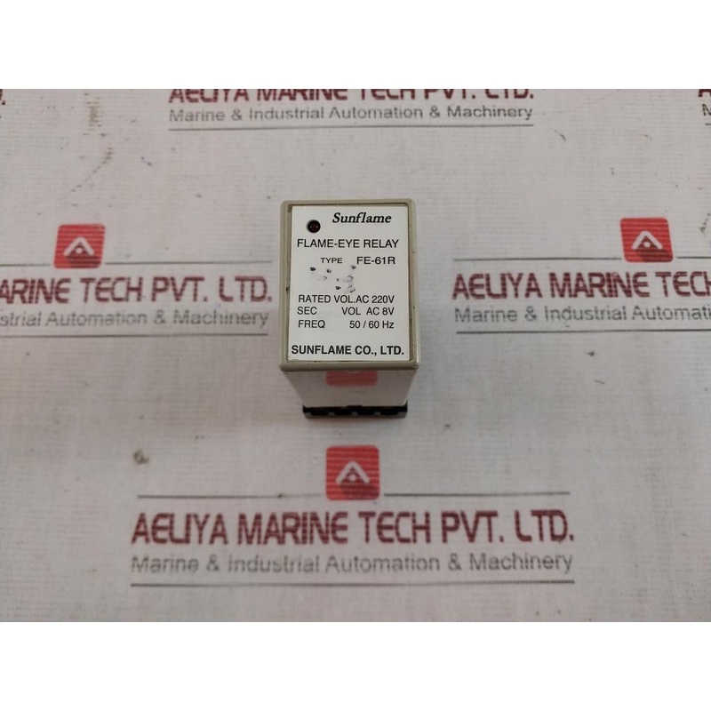 Sunflame Fe-61R Flame Eye Relay Ac 220V 50/60Hz Pf113A 2651