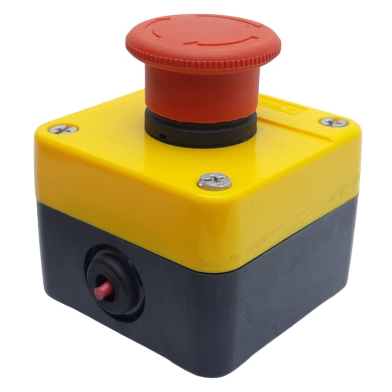 Used Telemecanique XAL-J Control Station Enclosure w/ XEN-1121 Contact Block, 600V AC