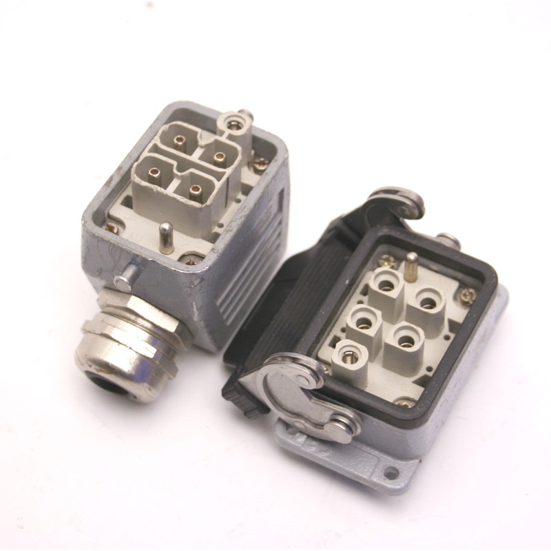 Used Weidmuller 1788090000 HDC Rockstar Connector Base and Hood, 40A 1000V