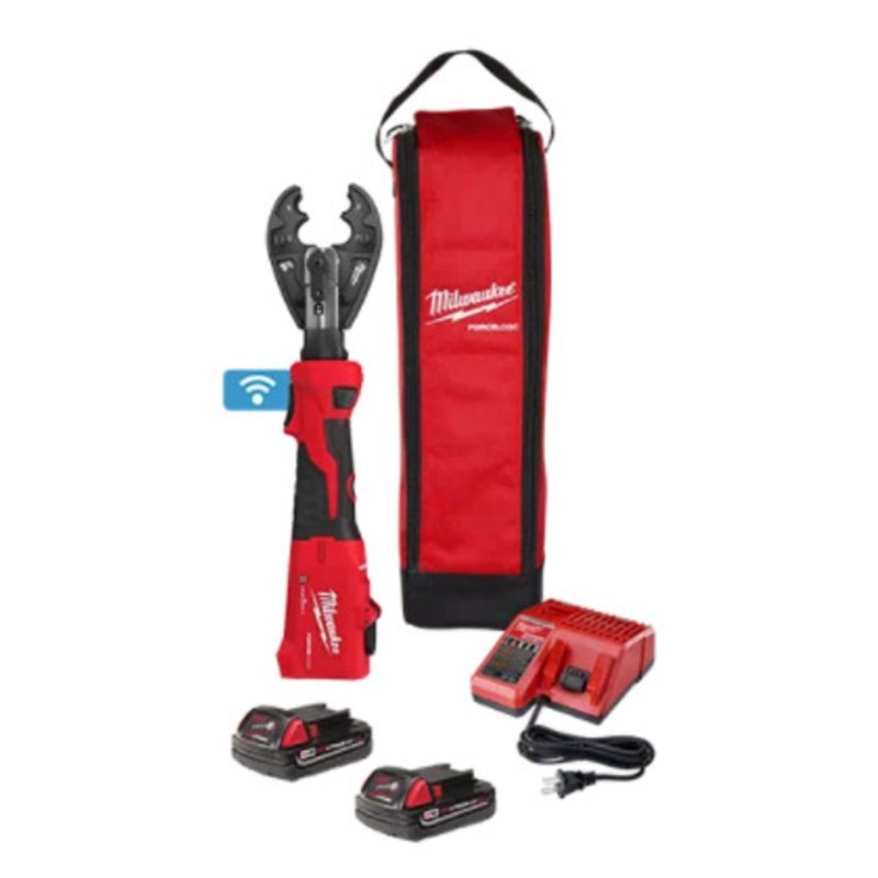 M18 6T Linear Utility Crimper Kit w/ BG-D3 Jaw By Milwaukee 297822BG