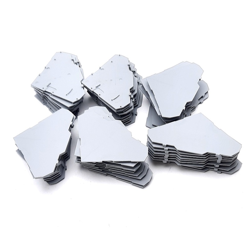 New Lot of 60 Wago 280-319 Terminal Block End and Intermediate Plate 80 x 55.5mm