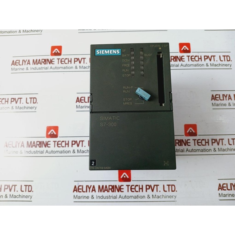 Siemens 6Es7 315-2Af03-0Ab0 Central Processing Unit S C-p9E94909