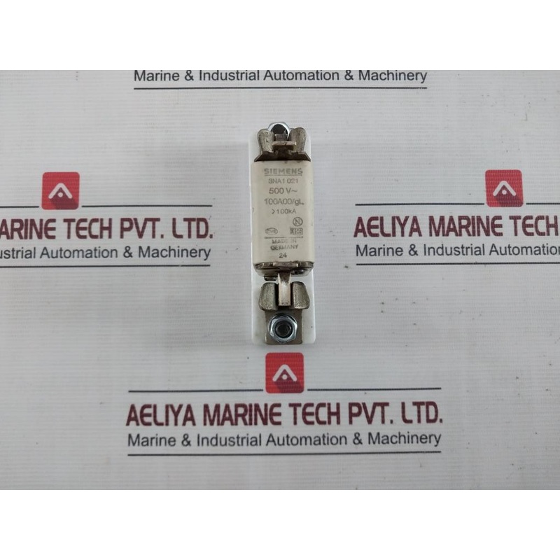 Lot Of 3X Siemens 3Na1 021 Sitor Fuse Link With Blade Contact Base Holder