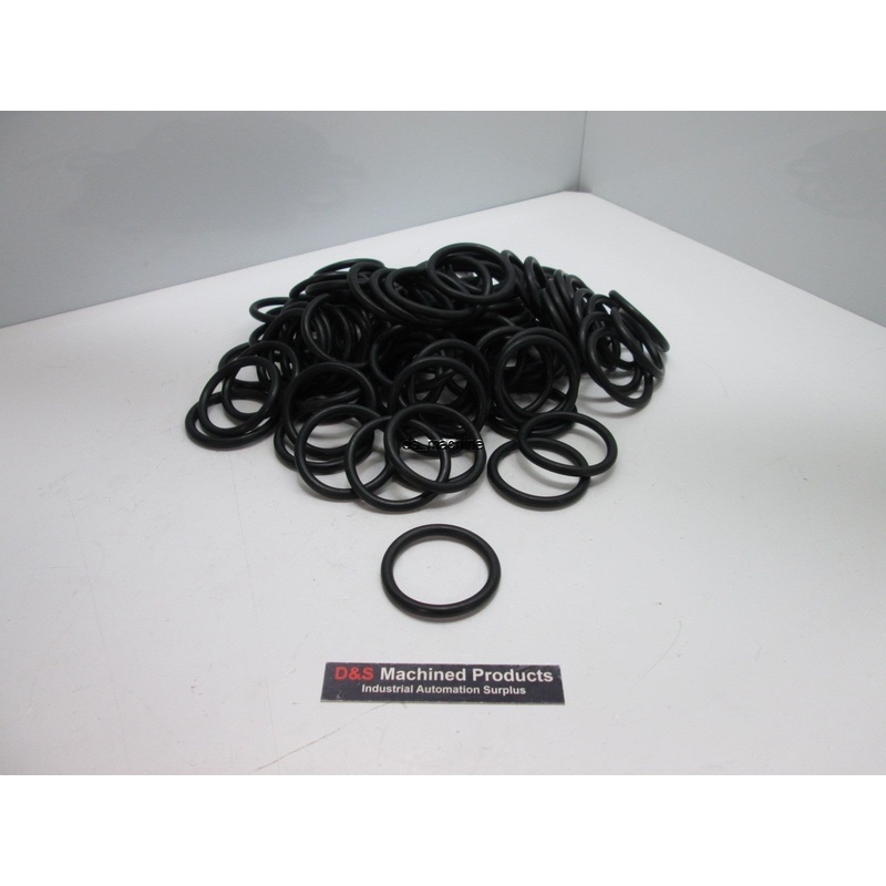 Used Lot of 100 0973595 A70 Black O Ring 1-5/8″ ID x 2″ OD x 3/16″ Width