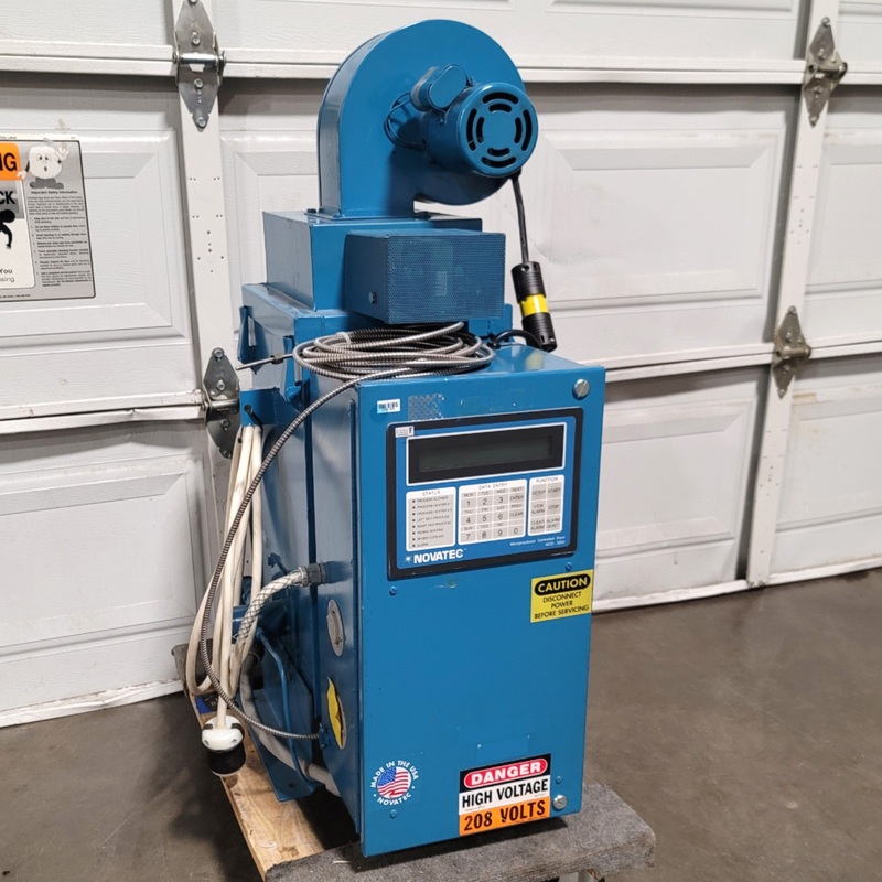 Used NOVATEC MDM-25S Micro Dual Bed Desiccant Dryer W/MDC-3000 Controller 25lb/hr