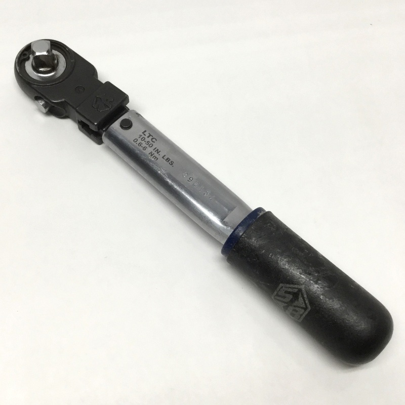 Used Sturtevant LTC Ratcheting Clicker Torque Wrench, 3/8″ Square Drive, 10-50 in-lb