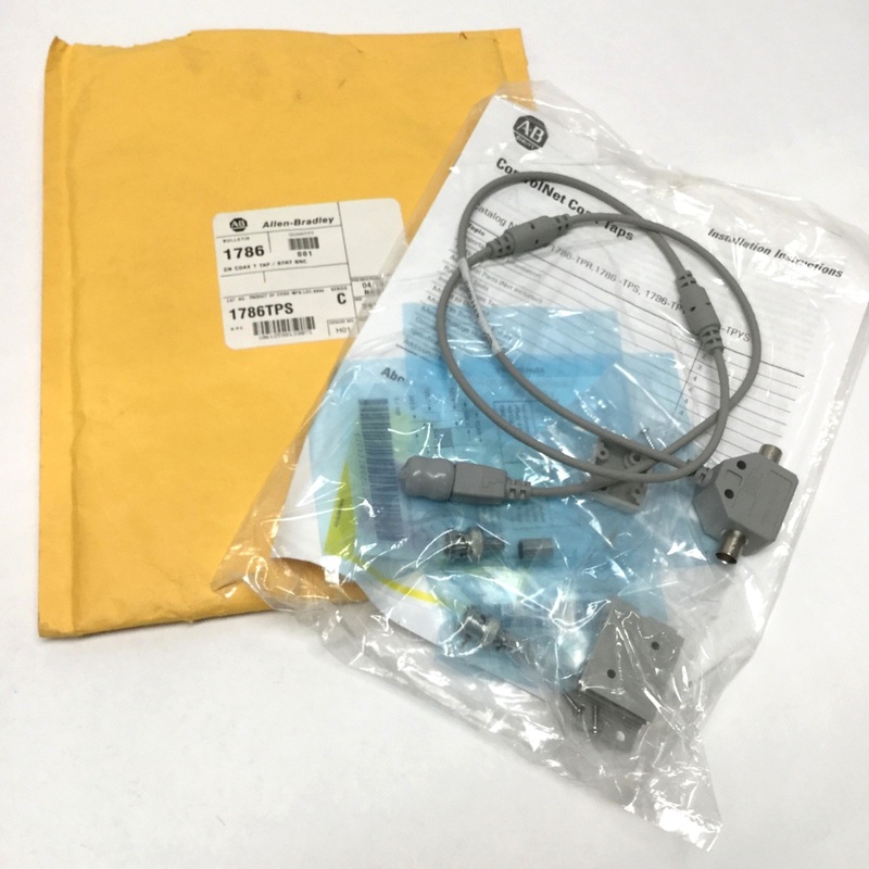 New Allen Bradley 1786-TPS /C ControlNet Coaxial T-Tap BNC Straight Cable, 1m