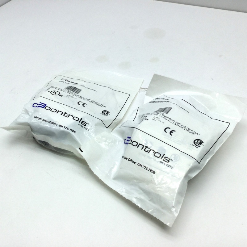 New  Open box Lot of 2 C3Controls 22PBNO-XMGN Green Normally Open Push Buttons