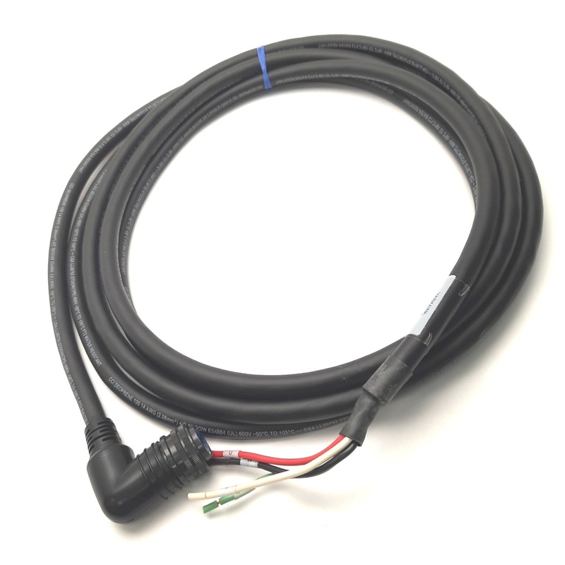 New  Open box Yaskawa B1EV-05(A)-E Servo Motor Power Cable, 200V, 1.0-2.5kW, 5m Length, Value