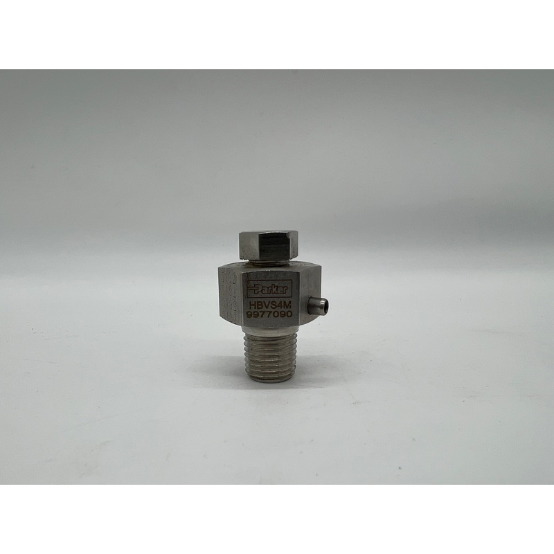 Parker HBVS4M Pressure Blanking Plug w/ Bleed, 316 SS, 1/4″ Port (No Box)