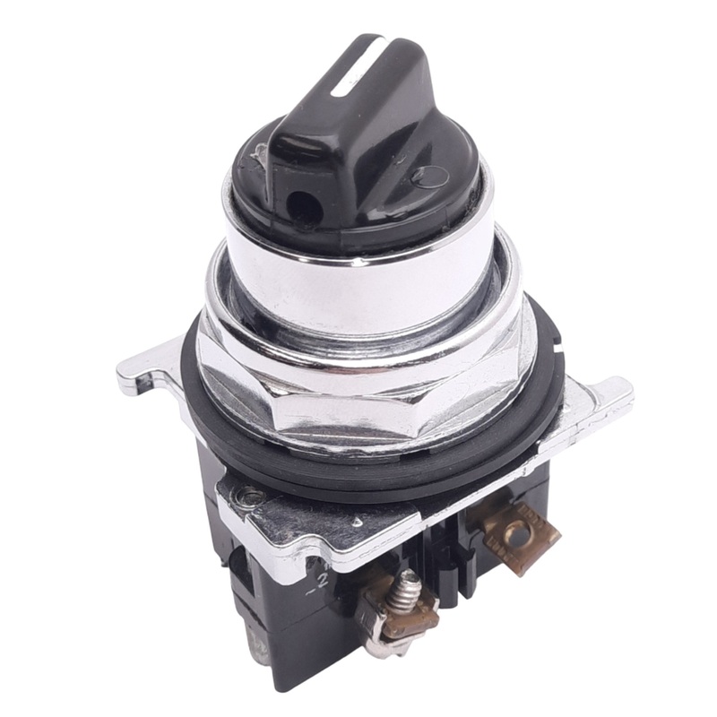 Used Eaton 10250T20KB Selector Switch, 2-Position Maintained, 30.5mm, 1NO 1NC, 600V