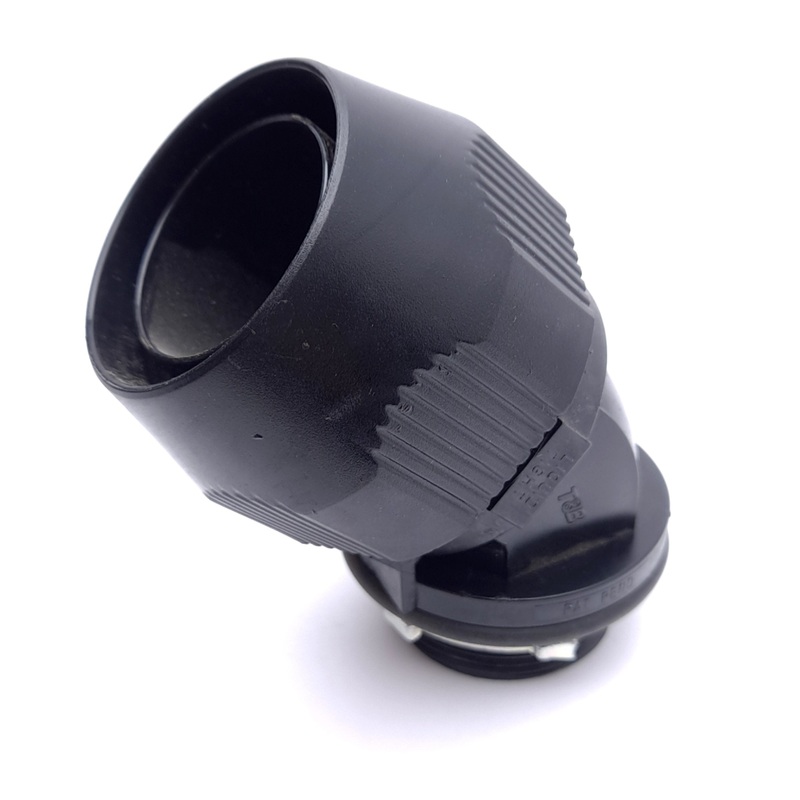 Used Thomas & Betts LT4150P Liquidtight Conduit Fitting, 45-Degree, 1-1/2in NPT