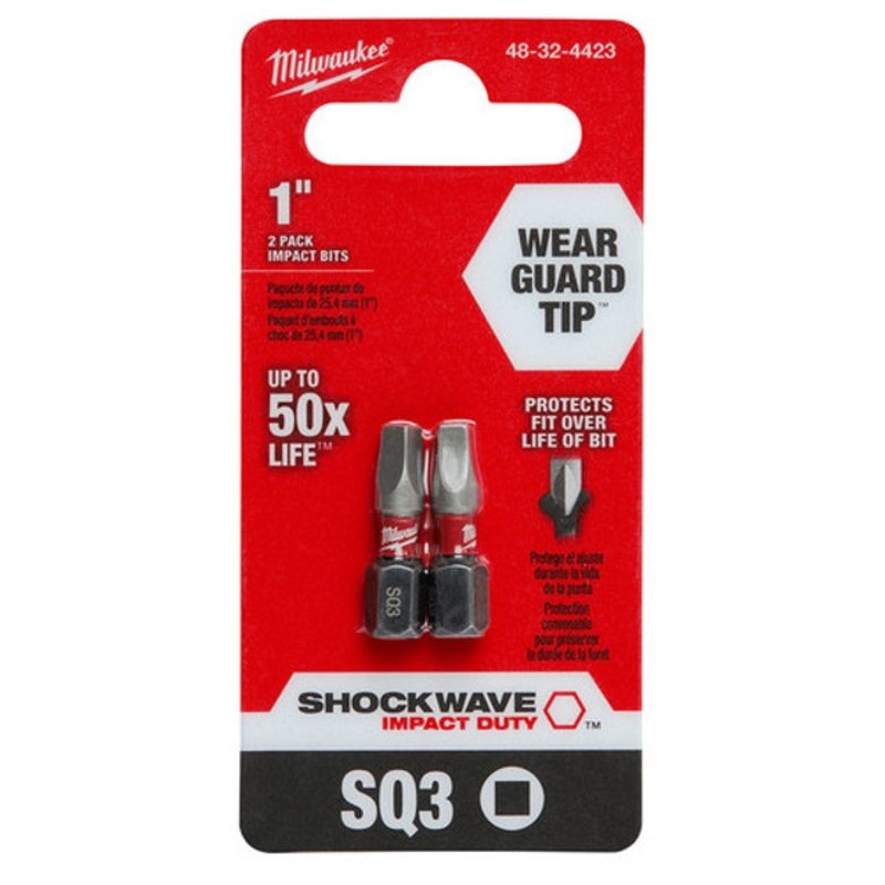 #3 Square Insert Bit By Milwaukee 48-32-4423