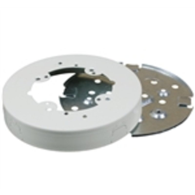 4-3/4″ Solid Base Fixture Box, 500/700 Series Raceway, White By Wiremold 5738WH