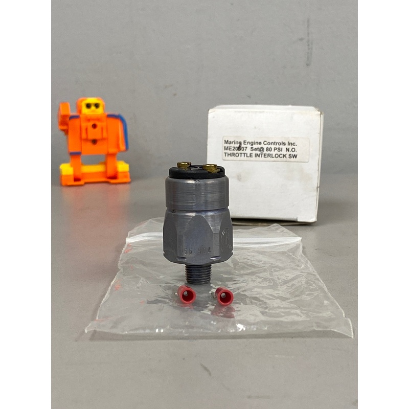 Marine Engine Controls Inc. ME20637 Throttle Interlock Switch, Set @ 80 PSI (New)