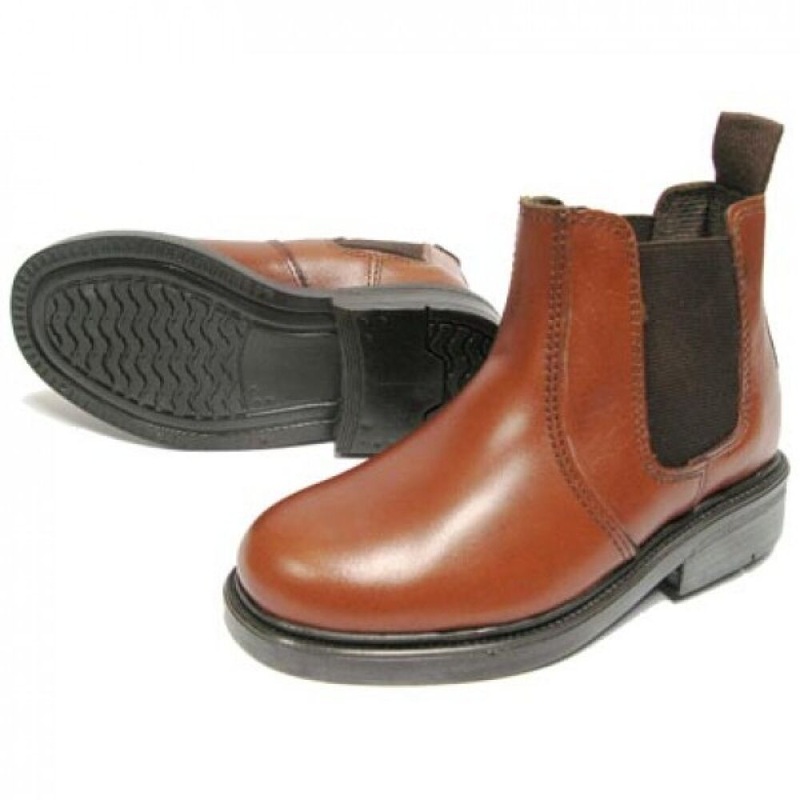 *SPECIAL PRICE* – Walton Kids Dealer Boots Black  High-Quality Leather, Double Elastic Gusset & Durable Design | B15778BK