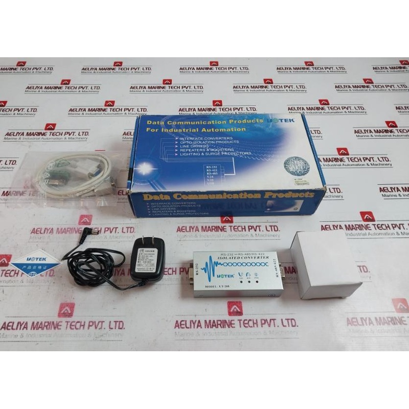 Uotek Ut-208 Isolated Converter Power Adapter Rs-232 To Rs-485/422, 9~24Vdc
