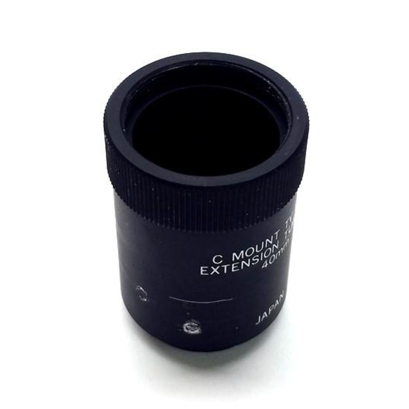 Used JAPAN Camera Lens Extension Tube, 40mm Extension, C-Mount Male to C-Mount Female