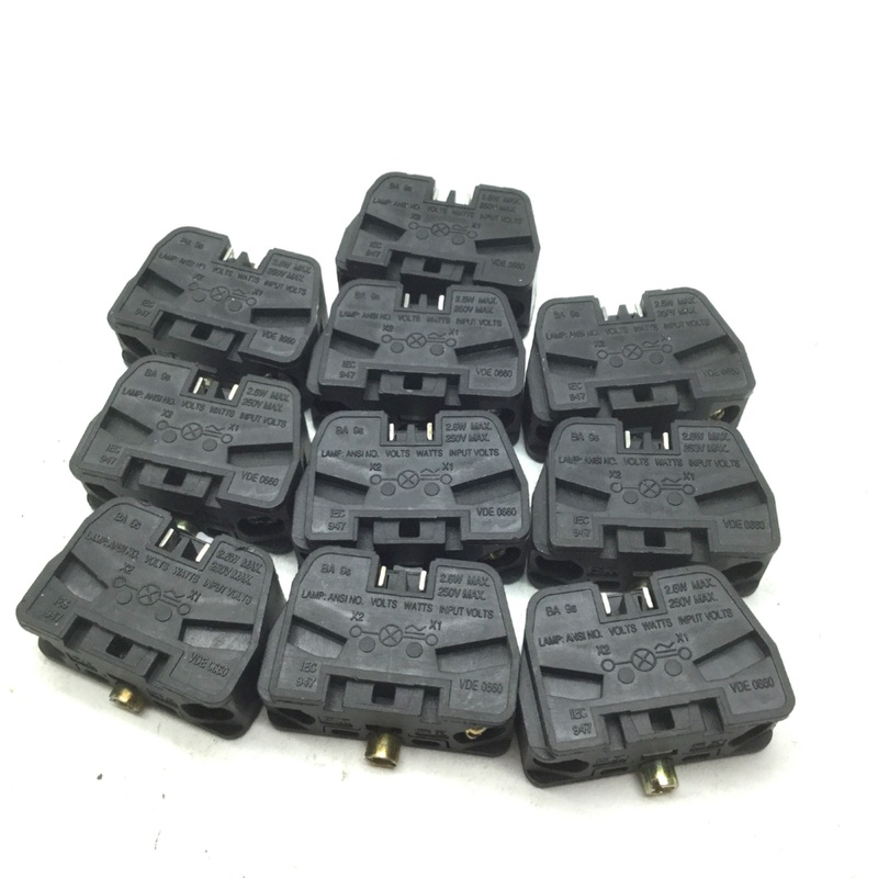 Used Lot of 10 Allen Bradley 800E-2D0 Lamp Modules