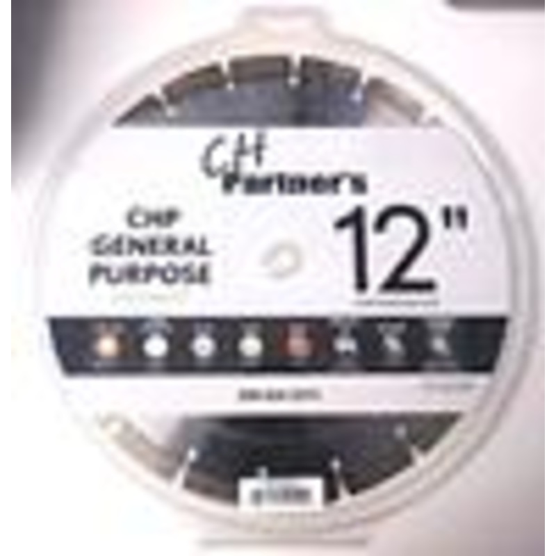 CHP SG12CHP1 Cured 12″ General Purpose Diamond Blade  for Concrete 1″/20mm Arbor