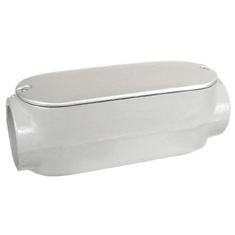 Powder Coated Die Cast Aluminum C Style Conduit Body, 1-1/2″, 20 Pak