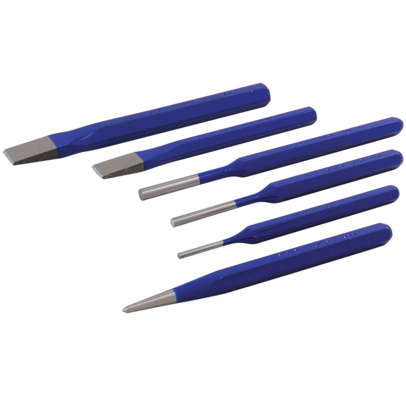 6 Piece Punch & Chisel Set
