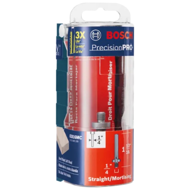 BOSCH 82816MC 1/4 In. Mortising Arbor (Router Bit)