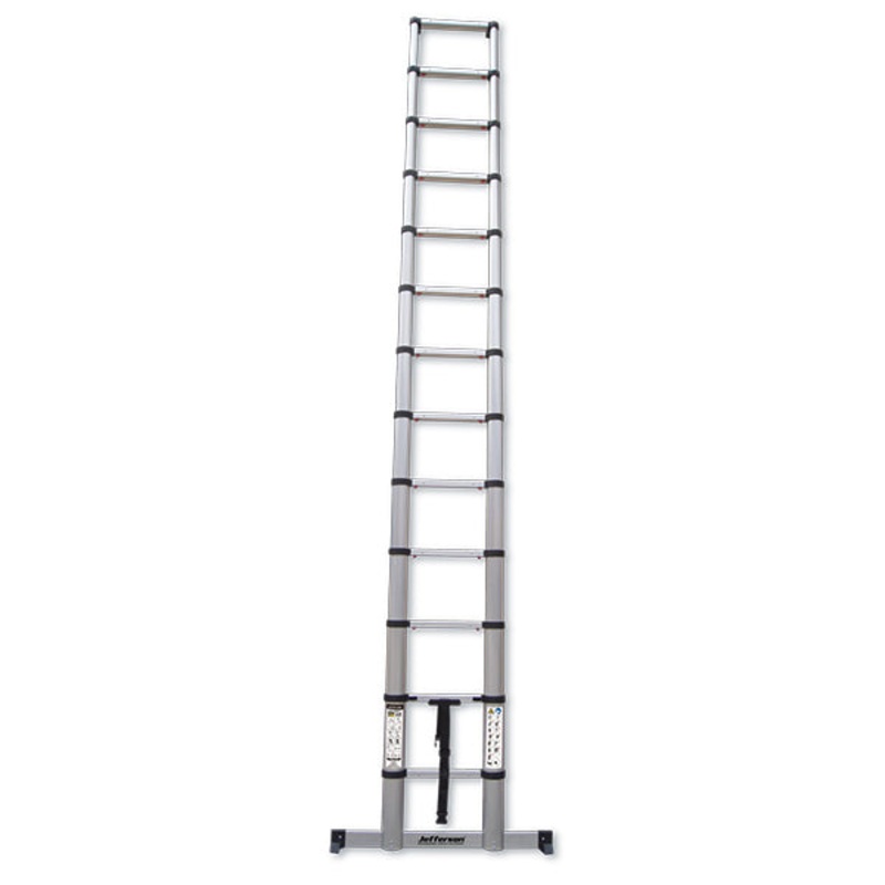 Jefferson 13 Step Telescopic Ladder with Stabilising Bar (3.8M)