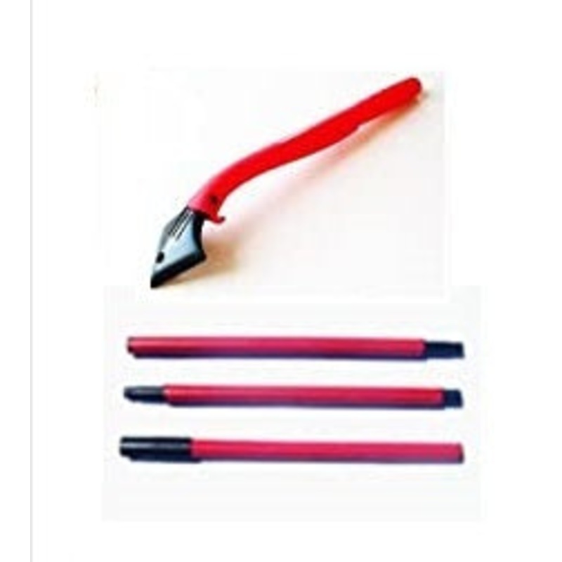 Professional Gutter Grabber Extension Pole 12ft with  Heavy-Duty Bucket Hook