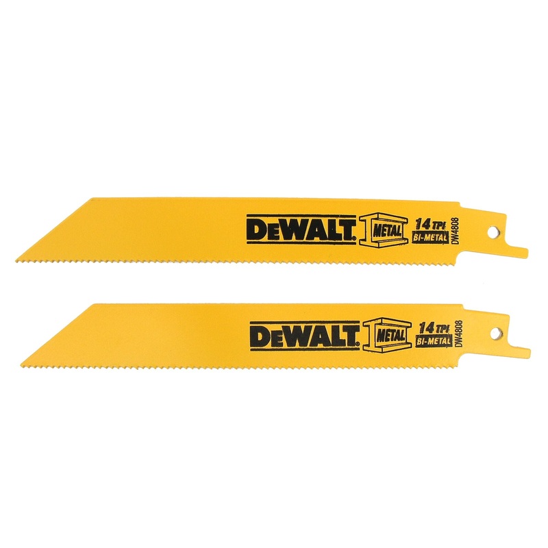 Recipro Blade 6″/14TPI 2PK Dewalt