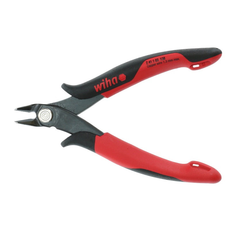 Wiha 56818 Precision Electronic Diagonal Cutters with Wide Pointed Head