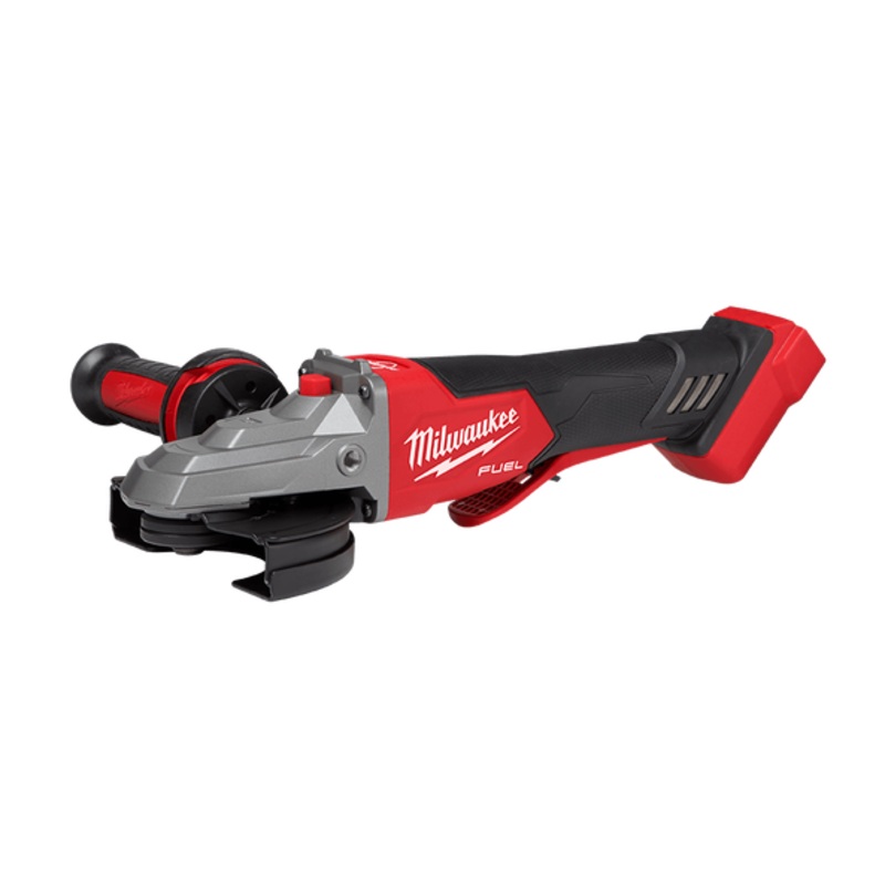 Milwaukee 18V Li-ion Cordless Fuel 125mm (5″) Flathead Angle Grinder Skin (M18FAGF125XPDB-0)