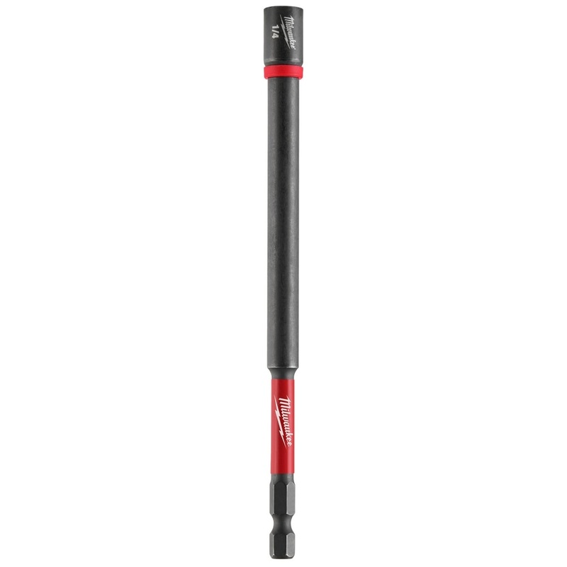 Milwaukee 49-66-4682 SHOCKWAVE Impact Duty 1/4″ x 6″ Magnetic Nut Driver BULK 10