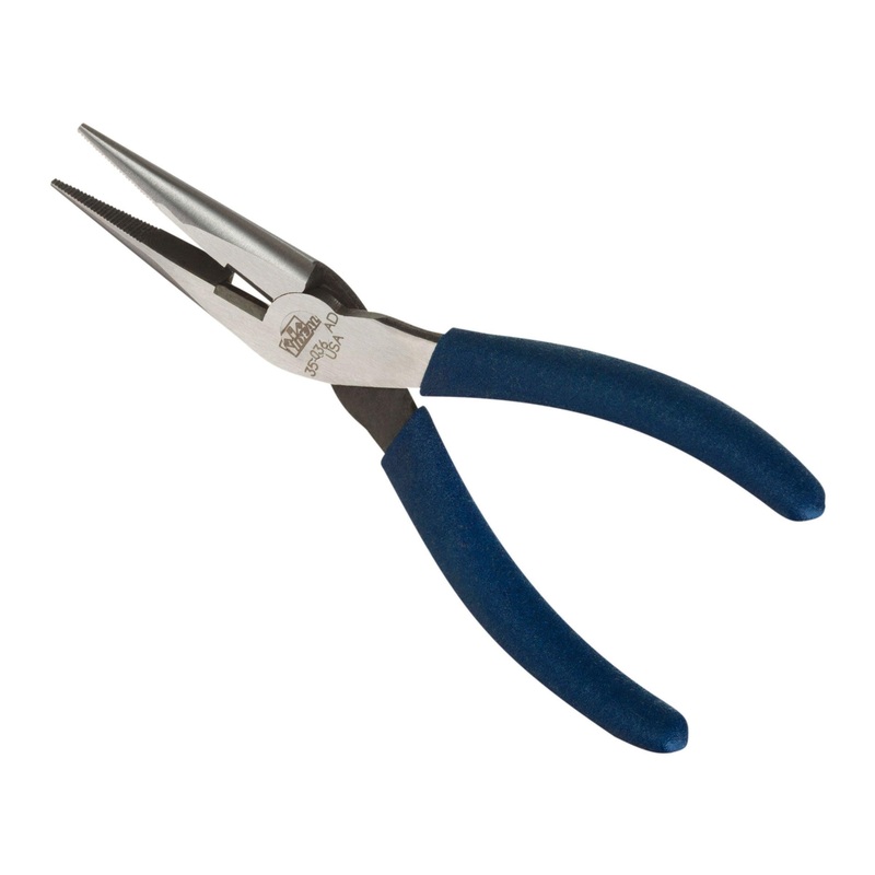 IDEAL Long-Nose Pliers with Cutter 8-1/2″ Dipped-Grip, Model 35-038*