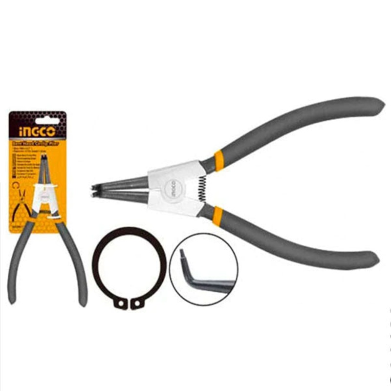 Ingco HCCP011751 Circlip Pliers 7″ (Bent Head External)