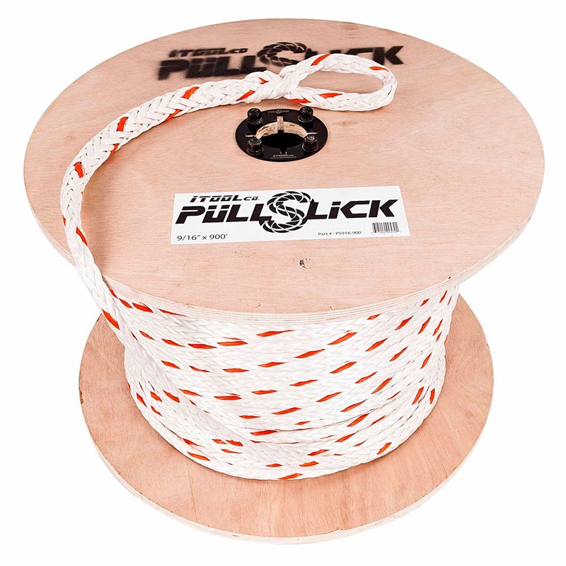 iTOOLco PS14-300 Pull Slick Rope, 1/4″ x 300′ L