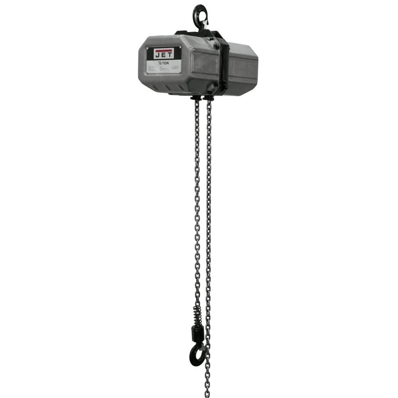 Jet JT9-121150 1/2SS-1C-15, 1/2-Ton Electric Chain Hoist 1-Phase 15′ Lift