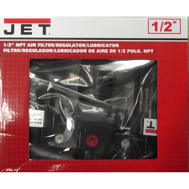 JET JFRL-12 1/2″ NPT Air Filter Regulator Lubricator