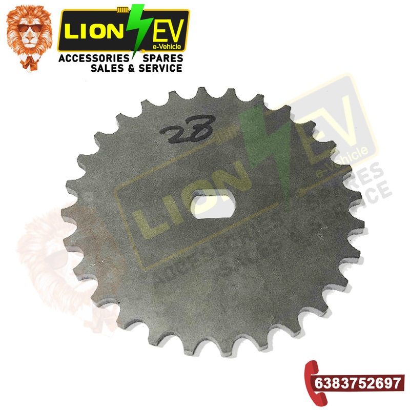 LION EV 28 TEETH MOTORS CHAIN SPROCKET WHEEL
