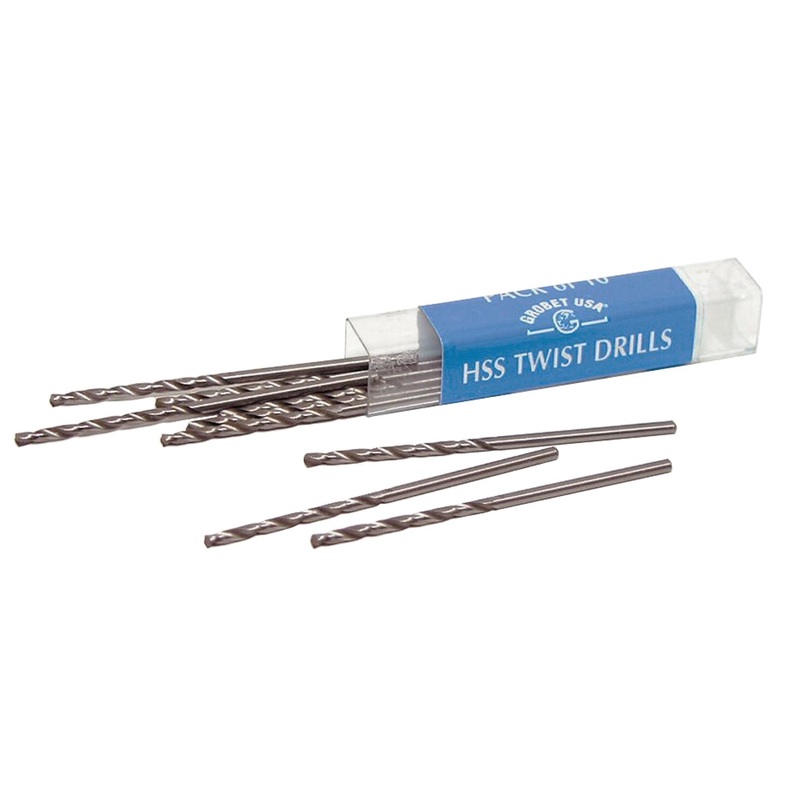 10/Pk HSS Twist Drills Size #72 (.635 MM)