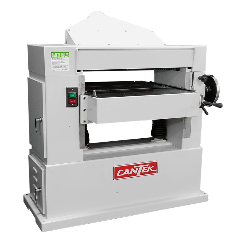Cantek P24HV (3PH) 24″ Planer, 7.5HP – Spiral Cutterhead
