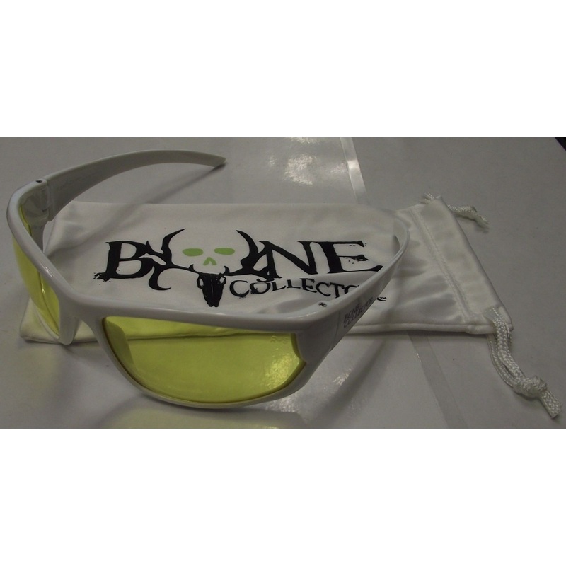 Radians Bone Collector BCCVW0-40ID Shooting Glasses Amber Lens White