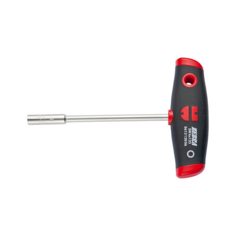ZEBRA T-Handle Hexagon Socket Screwdriver – 8mm Hexagon Socket X 125mm Blade X 104mm Handle