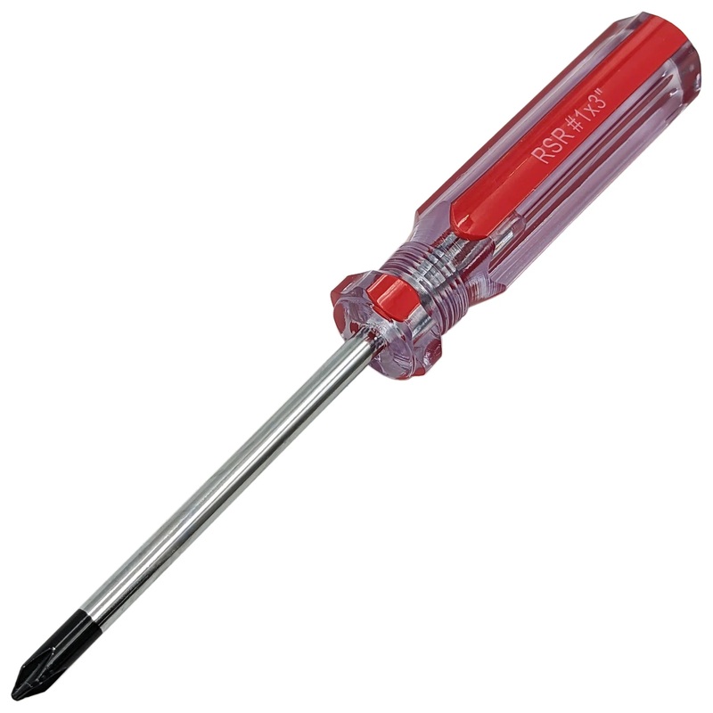 #1 Phillips Screwdriver with 3″ Shaft, 6″ Overall Length