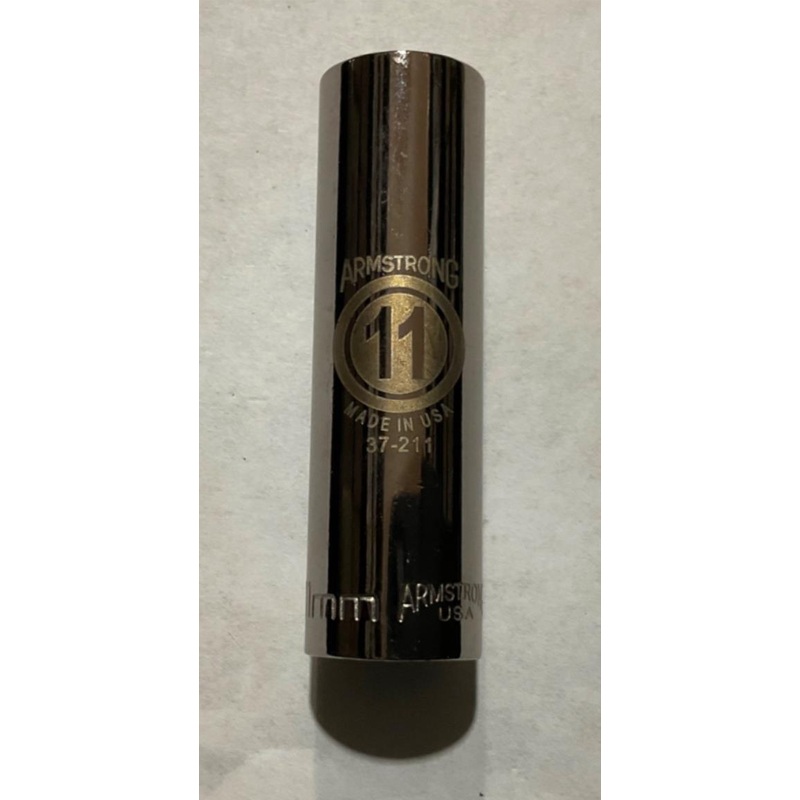Armstrong 37-211 11mm 1/4 Dr 6pt deep socket USA