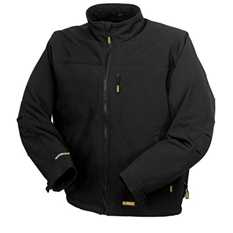 DEWALT Men’s Heated Soft Shell Jacket Adapter Only Black Small
