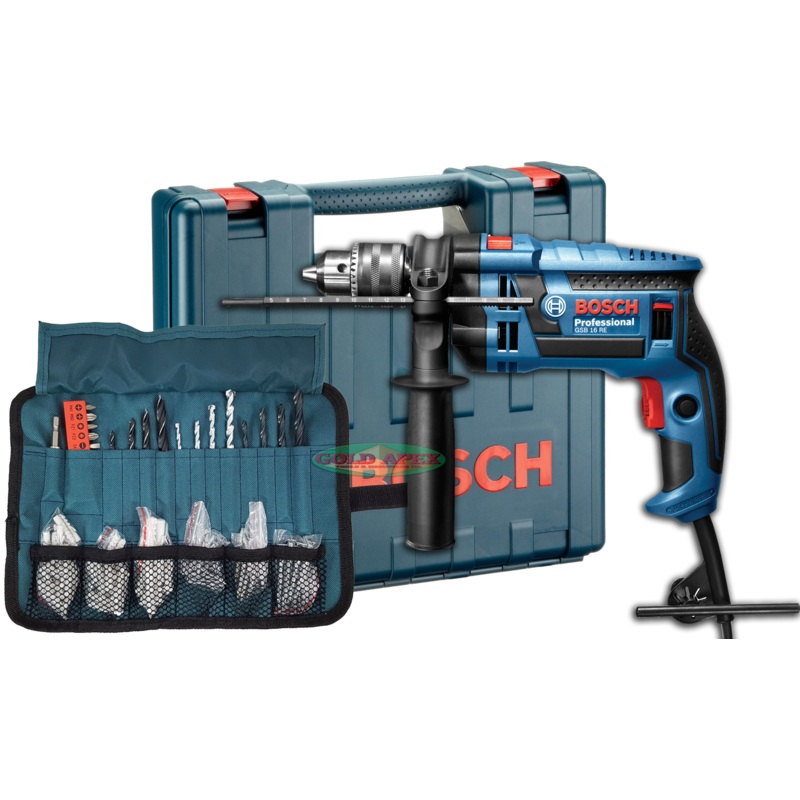 Bosch GSB 16 RE Impact Drill w/ Case and Accessories