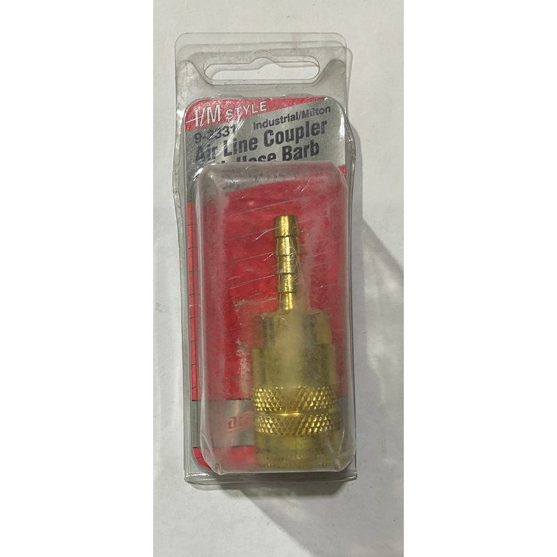 Champ I/M style Air Line coupler with hose barb 9-3331 USA